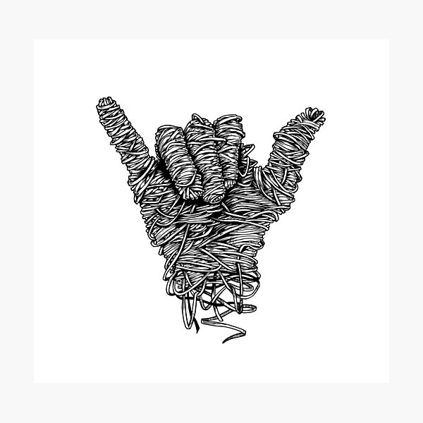 Item preview, Hang Loose Shaka designed and sold by Wayanbayu.