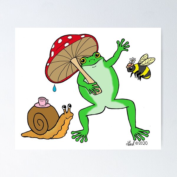 Item preview, Froggy's Garden Party designed and sold by sharkbait83.
