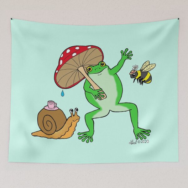 Item preview, Froggy's Garden Party designed and sold by sharkbait83.