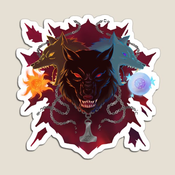 Item preview, Wolves of Ragnarok designed and sold by AmicableApparel.