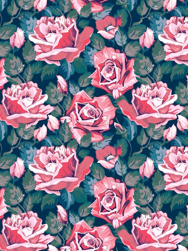 Thumbnail 4 of 4, Samsung Galaxy Phone Case, Pink Roses Floral Flower Pattern designed and sold by CallaStatements.
