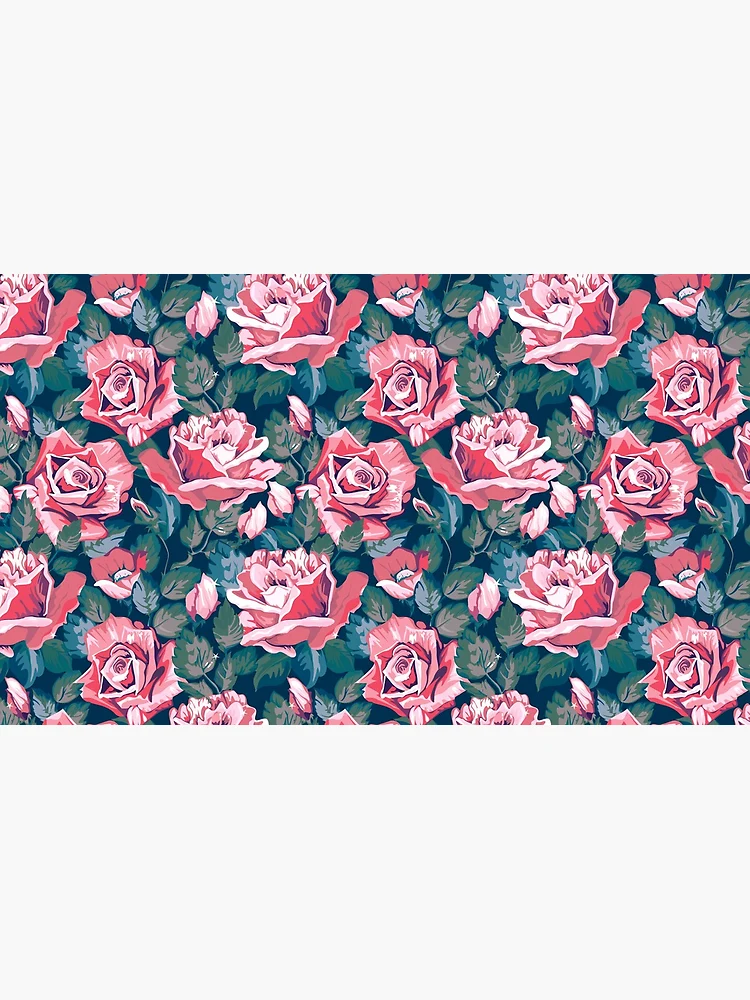 Thumbnail 4 of 4, Coffee Mug, Pink Roses Floral Flower Pattern designed and sold by CallaStatements.