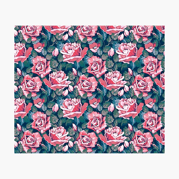 Item preview,  Pink Roses Floral Flower Pattern designed and sold by CallaStatements.