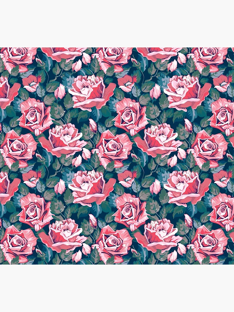 Thumbnail 5 of 5, Socks, Pink Roses Floral Flower Pattern designed and sold by CallaStatements.
