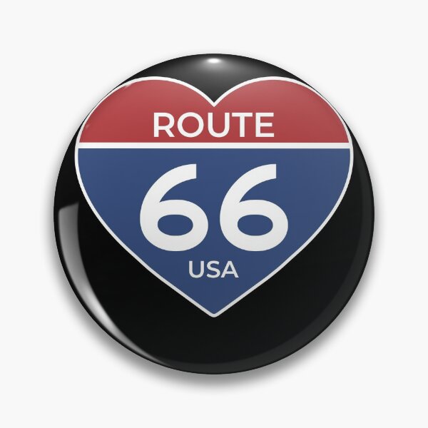 Aperçu de l'œuvre Love Route 66 créée et vendue par Kiwidom.