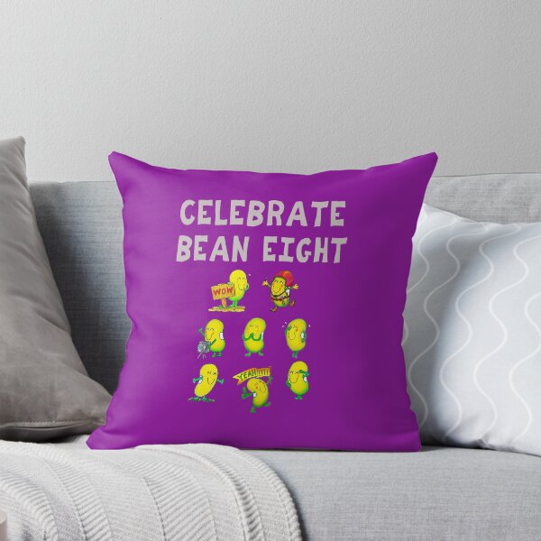 Item preview, Happy 8th Birthday card - Celebrate Bean Eight designed and sold by Justbeanhappy.