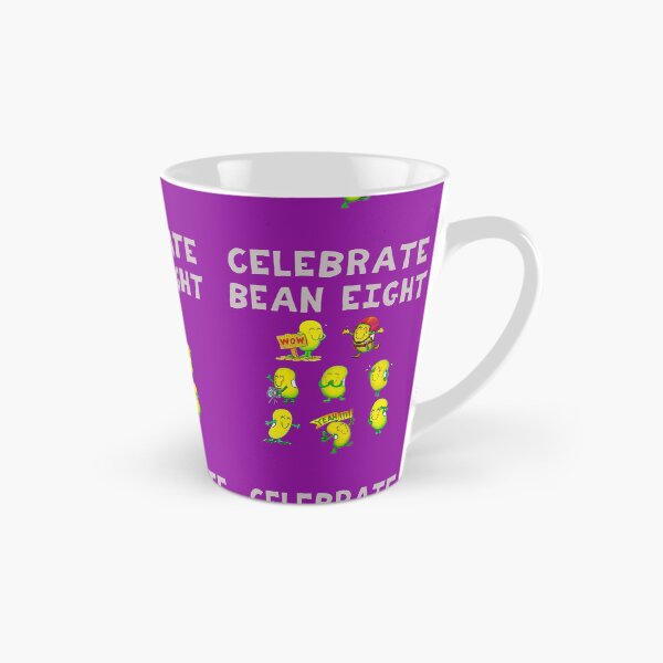 Item preview, Happy 8th Birthday card - Celebrate Bean Eight designed and sold by Justbeanhappy.