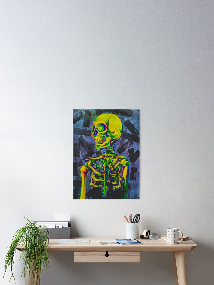 Thumbnail 2 of 3, Poster, Skeleton designed and sold by CellPops.