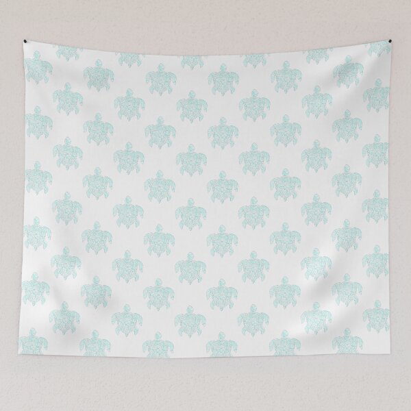 Item preview, Blue floral turtle  designed and sold by Bailey3402.