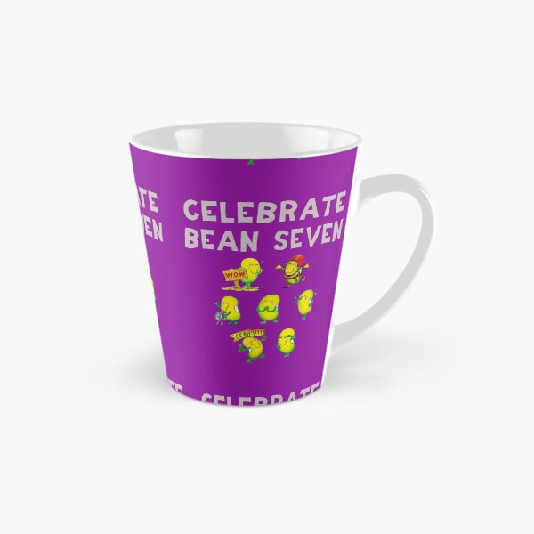 Item preview, Happy 7th Birthday card - Celebrate Bean Seven designed and sold by Justbeanhappy.
