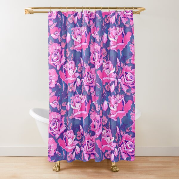Item preview, Pink and Purple Roses Floral Flower Pattern designed and sold by CallaStatements.