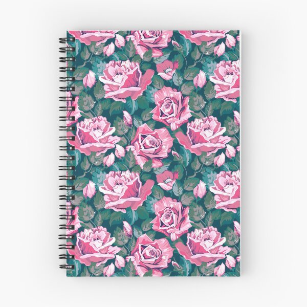 Item preview, Pink and Green Roses Floral Flower Pattern designed and sold by CallaStatements.