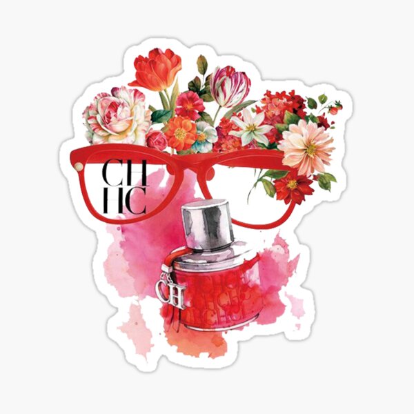 Item preview, PERFUME, FLOWERS AND GLASSES designed and sold by gadgetworld.