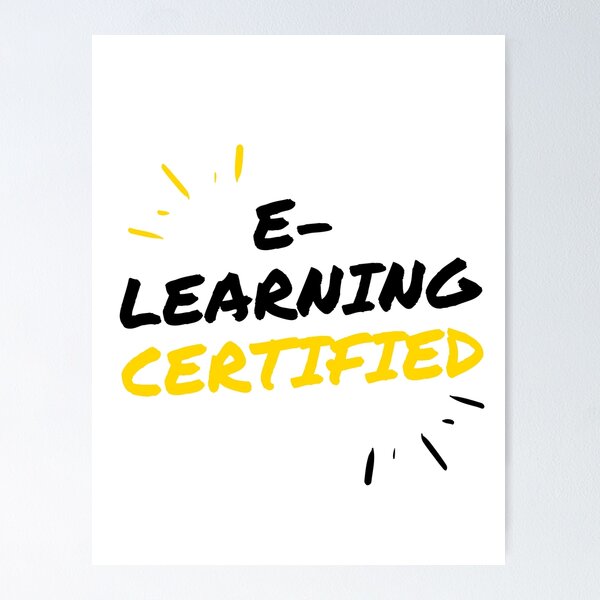 Item preview, E-Learning Certified designed and sold by Abidetheflow.