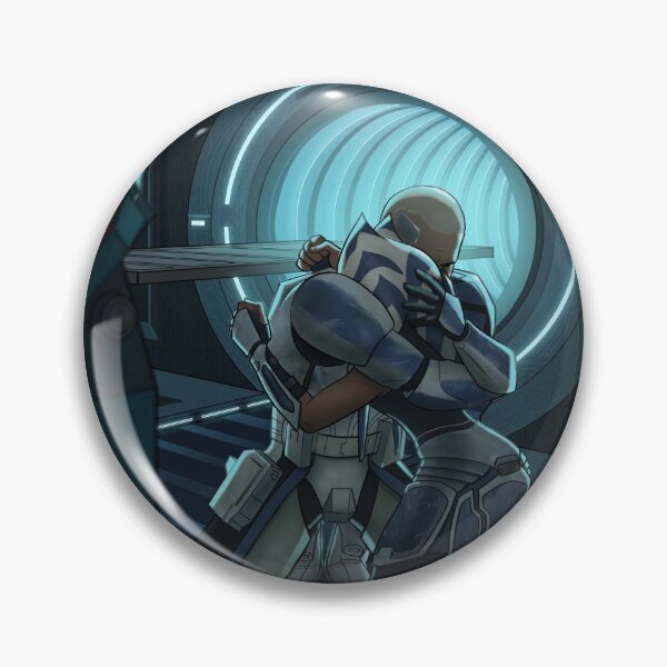 Item preview, RexSoka Rex and Ahsoka hug in the Medbay designed and sold by livielightyear.
