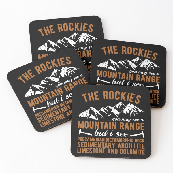 Item preview, The Rockies Funny Geologist Rock Types T shirt designed and sold by Dan66.