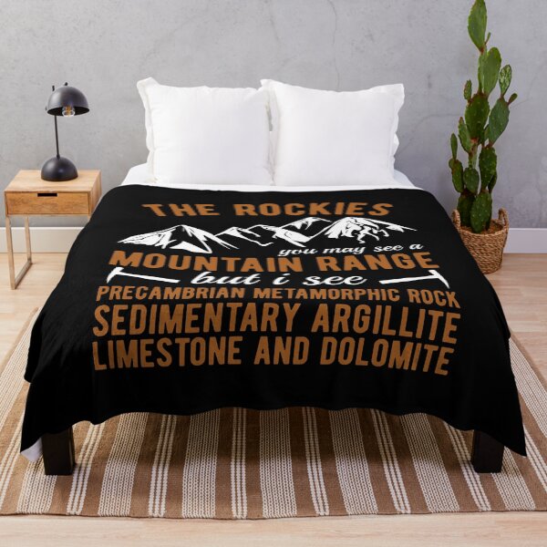 Item preview, The Rockies Funny Geologist Rock Types T shirt designed and sold by Dan66.