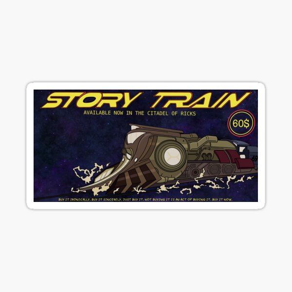 Story Train - AVAILABLE NOW Sticker