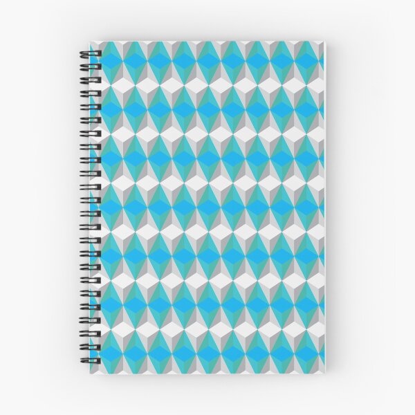 Item preview, Blue and White Cube-angles designed and sold by Dudeist Designs.