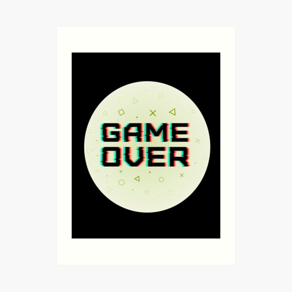Item preview, Game over | Gamers designed and sold by Juaco.