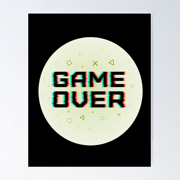 Item preview, Game over | Gamers designed and sold by Juaco.