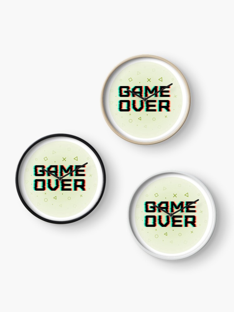 Thumbnail 3 of 4, Clock, Game over | Gamers designed and sold by Juaco.