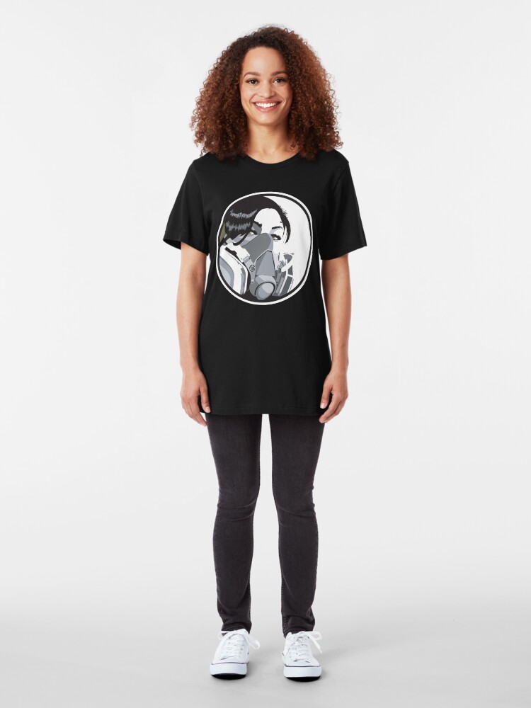 Alternate view of Graffiti mask Slim Fit T-Shirt