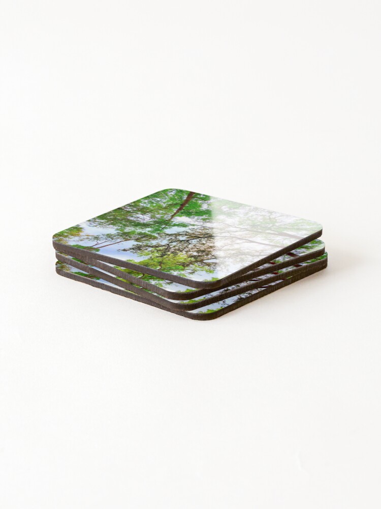Thumbnail 4 of 5, Coasters (Set of 4), Springtime Tree Canopy designed and sold by IgniteWithin.
