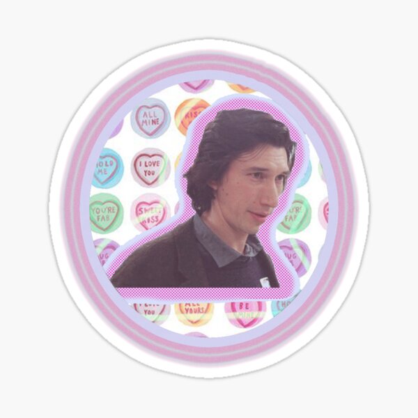 Vista previa del artículo con la obra «Adam Driver Sweetheart», diseñado y vendido por morganmeaux.