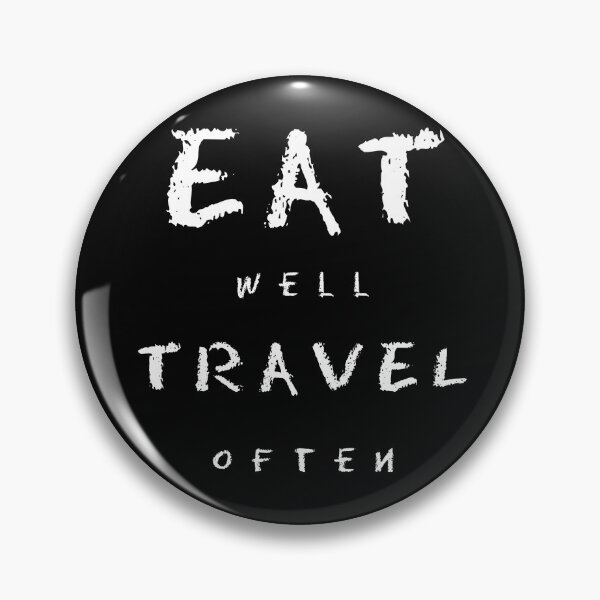 Item preview, Eat Well Travel Often designed and sold by TresChicXO.