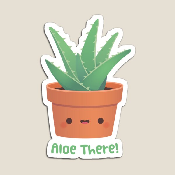 Item preview, Aloe There, Hello There, Cute Aloe Vera Pun designed and sold by rustydoodle.