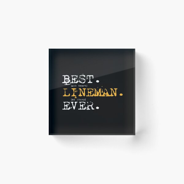 Item preview, Best Lineman Ever All Heart No Glory designed and sold by KoolMoDee.