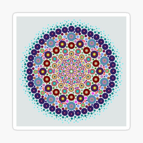 Radial Color Series Sticker