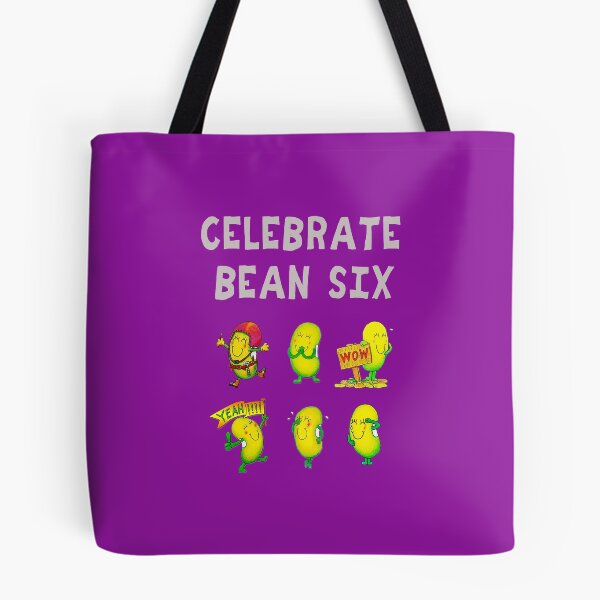 Item preview, Happy 6th Birthday card - Celebrate Bean six designed and sold by Justbeanhappy.