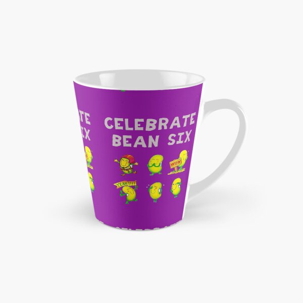 Item preview, Happy 6th Birthday card - Celebrate Bean six designed and sold by Justbeanhappy.