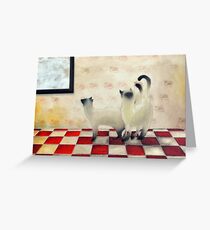 Siam brothers Greeting Card