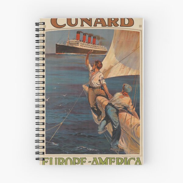 Item preview, Europe America vintage travel poster designed and sold by stickart-marek.