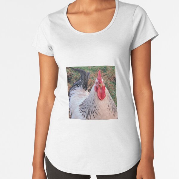 Happy Cockerel Premium Scoop T-Shirt