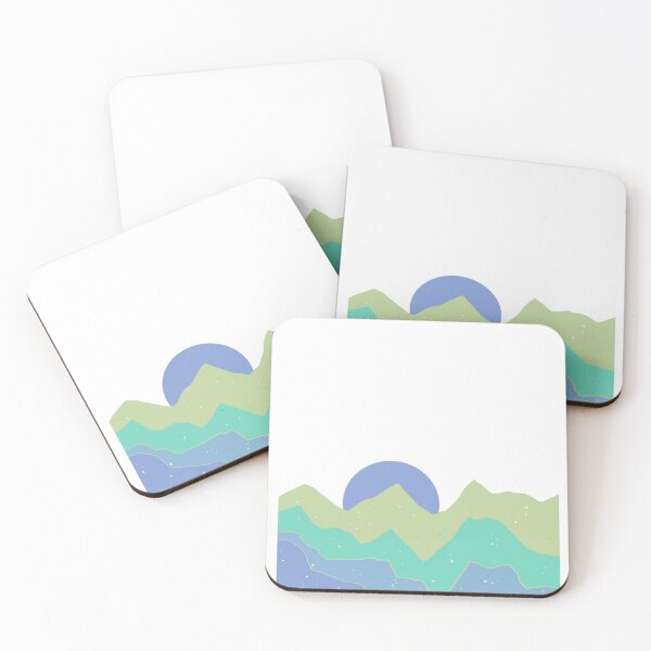 Item preview, Evening Mountains  designed and sold by StoofsStuff.