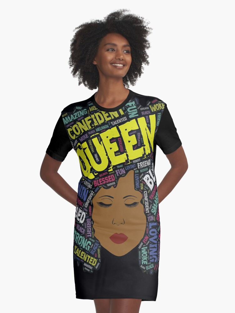 queen t shirt dress