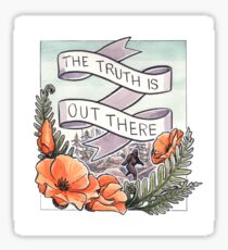 The Truth is Out There (California Poppies) Sticker
