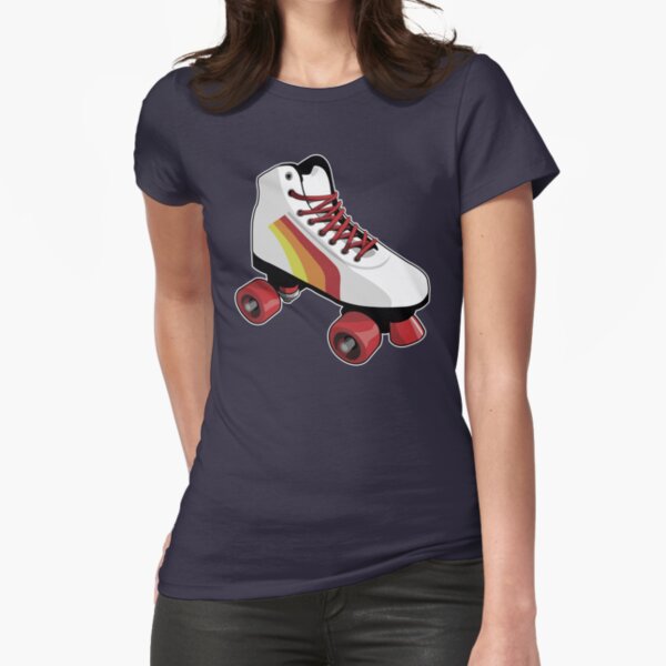 Roller skate Fitted T-Shirt