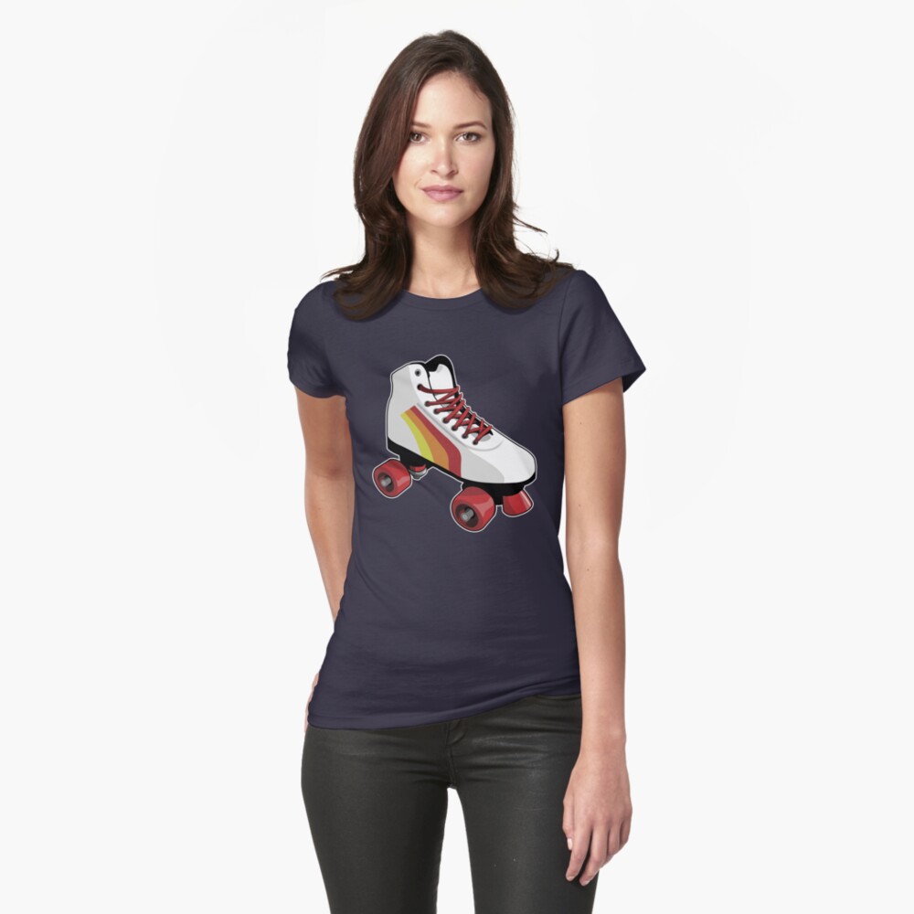 Roller skate Fitted T-Shirt