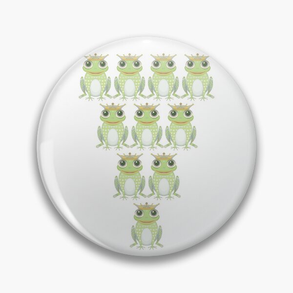 Item preview, Royal Frog Formation (or Bowling Setup) designed and sold by Jean Gregory Evans.
