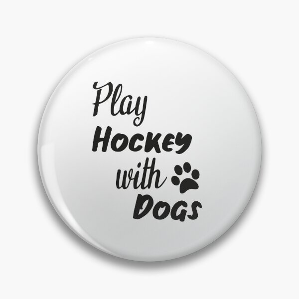 Item preview, Funny Hockey and Dog Tee: Play Hockey With Dogs designed and sold by hamza1451.