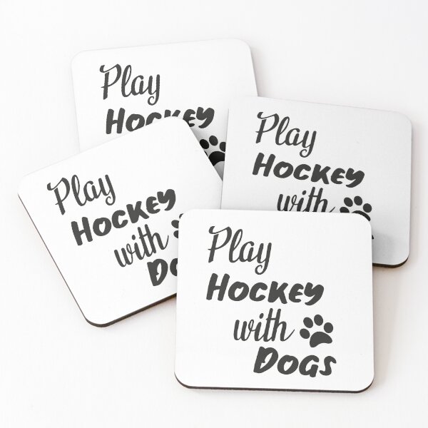 Item preview, Funny Hockey and Dog Tee: Play Hockey With Dogs designed and sold by hamza1451.