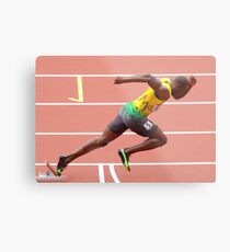 Usain Bolt Metal Print