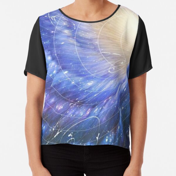 Universe is All of Space and Time and their Contents, including Planets, Stars, Galaxies, and all other Forms of Matter and Energy Chiffon Top