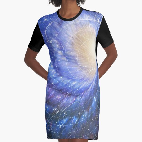 Universe is All of Space and Time and their Contents, including Planets, Stars, Galaxies, and all other Forms of Matter and Energy Graphic T-Shirt Dress