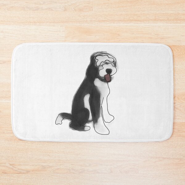 Item preview, Water Color Sheepadoodle designed and sold by beyondthescope.